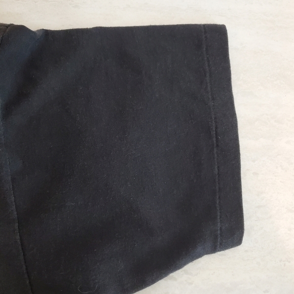 VINTAGE Logo 7 Tshirt Mens Large Black Cotton Single Stitch Eagle USA Flag‎ - Picture 4 of 9